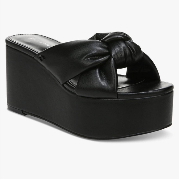 🖤SOLD🖤New Circus by Sam Edelman Women's Grady Knotted Platform Wedge Sandals - Picture 3 of 8